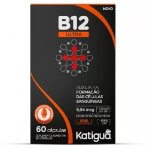 Vitamina B12 Ultra Katiguá 9,94mcg – 60 Cápsulas