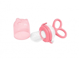 Alimentador PF Silicone com Regulador - Rosa