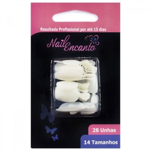 Unhas Postiças Fhaces Nail Encanto C28 – Branca
