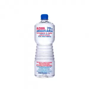 Álcool Líquido 70% Antisséptico 1L – Limpeza e Higienização