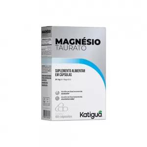 Magnésio Taurato 84mg 60 cápsulas Katigua