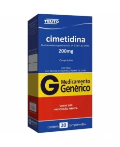 Cimetidina Genérico Teuto 200 mg – 20 Comprimidos