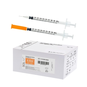 Seringa para Insulina Blist 1,0cc – 6mm x 0,25 U-Fine Fixa SR (Unidade)