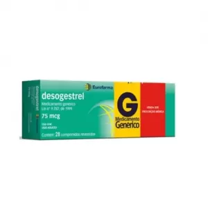 Desogestrel 75mcg c/ 28 Comprimidos Revestidos – Genérico
