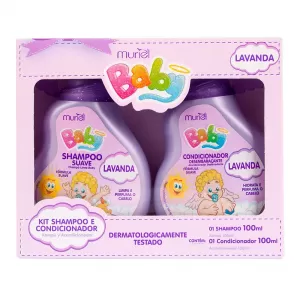 Kit Baby Muriel Lavanda Shampoo e Condicionador 100ml
