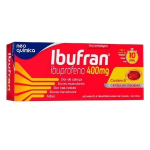 Ibufran 400mg ? 8 Comprimidos Gel Neo Química