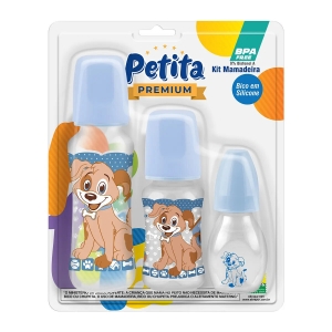 Kit Mamadeira Petita Duke Super Acinturada ? Azul