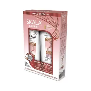 Kit Skala Shampoo + Condicionador Bomba de Biotina 325ml