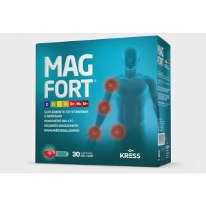 Magfort KSS 30 Cápsulas – Suplemento de Magnésio para Músculos e Sistema Nervoso