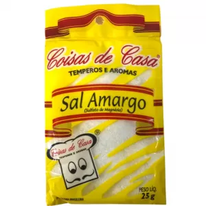 Sal Amargo 25g – Sulfato de Magnésio Puro