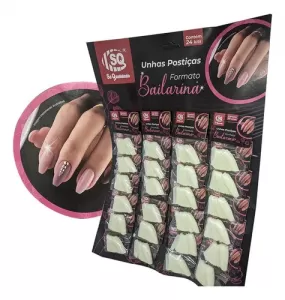 Unhas Postiças Bailarina Colors P mãos (1 Unidade)