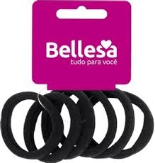 Elástico para Cabelo Belle Meia Sortido – 6 Unidades