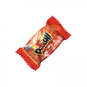 Chiclete Poosh com Recheio Sabor Morango – Unidade 3g