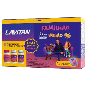 Kit Lavitan Familhão – Azul: Adulto, Mulher e Infantil