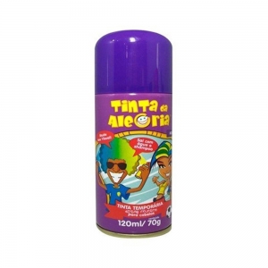 Spray Temporário para Cabelo Tinta da Alegria Roxo – 120ml