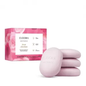 Sabonete Eudora Rosa Absoluta Com 4 Unidades 80G