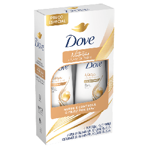 Kit Dove Nutrição + Fusão de Óleos – Shampoo 350ml + Condicionador 175ml