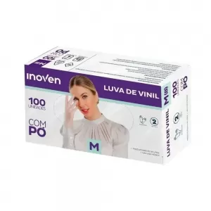 Luva de Vinil Inoven – Tamanhos M