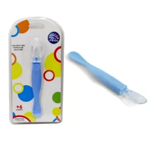 Colher Pais e Filhos Ponta de Silicone Cabo Anatômico – Ref. 7790