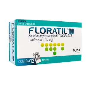 Floratil 100 mg – Caixa com 12 Cápsulas