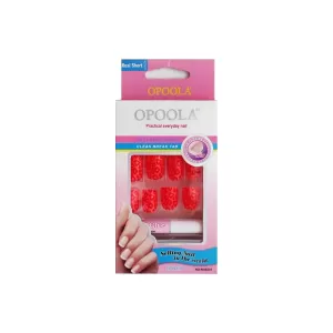 Unhas Postiças Opoola Decorada 24Un T323-4