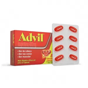 Advil 400mg 10x8 Cápsulas