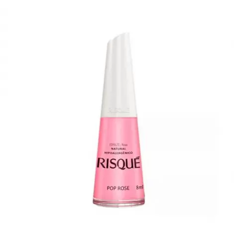 Esmalte Risqué Natural Gloss Pop Rose