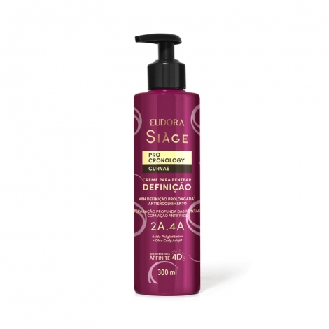 Creme para Pentear Definição Siàge Pro Cronology Curvas 300ml