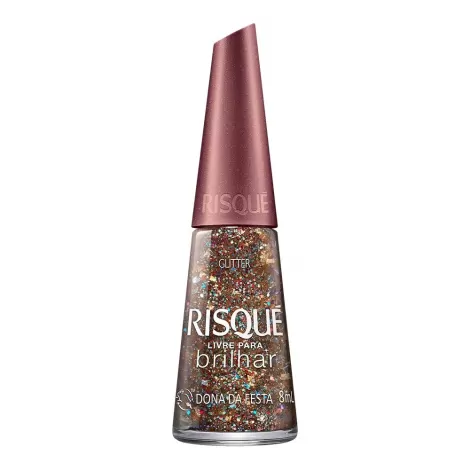 Esmalte Marrom Risqué & Chilli Beans A Onça que Habita em Mim Efeito 8ml
