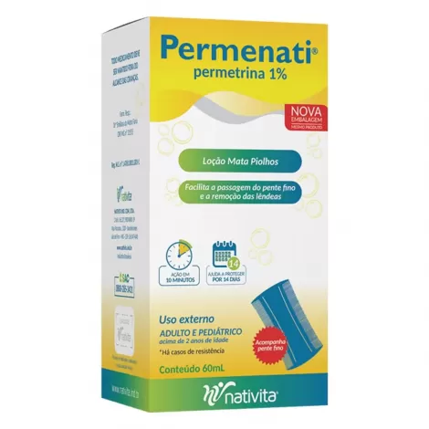 Permenati Loção 1% 60ml