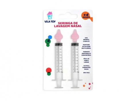 Seringa Vila Toy Dupla Nasal Rs