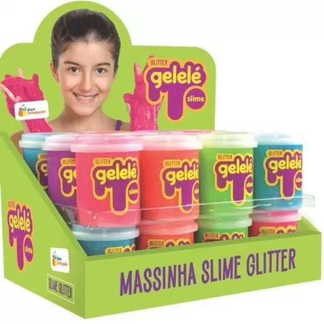 Slime Gelelé Tradicional com 1 Unidades – Massa Divertida e Colorida