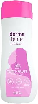 Kit Sabonete Íntimo Dermafeme Teen Tutti Frutti 200ml com 2 Unidades
