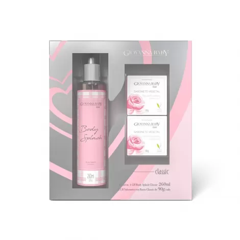 Kit Giovanna Baby Body Splash e Sabonete Vegetal Classic