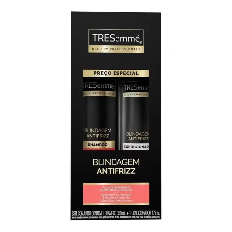 Kit Tresemmé Blindagem Antiumidade Shampoo 350ml + Condicionador 175ml