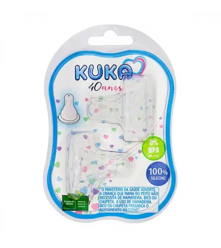 Bico de Silicone Kuka Universal – Kit com 2 Unidades | Anatômico e Resistente