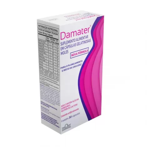 Damater Suplemento Vitamínico e Mineral 30 Cápsulas