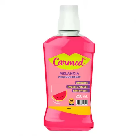 Enxaguante Bucal Carmed Sabor Melancia 250ml