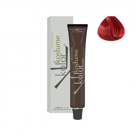 Tintura Kostume Kolor 7.62 – Louro Médio Vermelho Irisado 60ml
