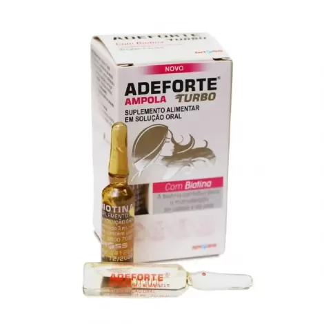 Adeforte Turbo C1 + Biotina ? Ampolas 3ml