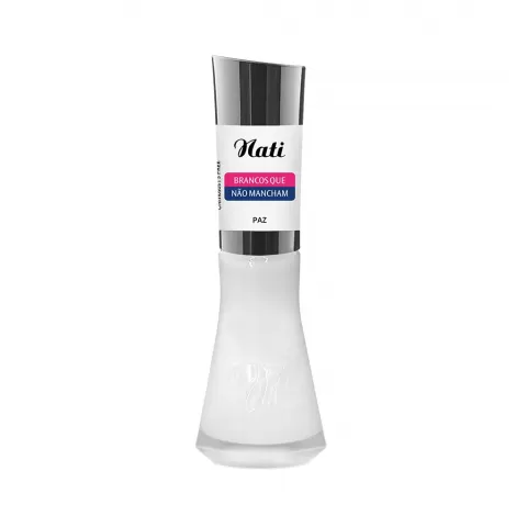 Esmalte Nati Paz Coleção Brancos que Não Mancham